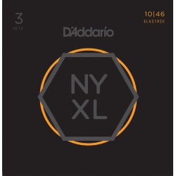 D'Addario NYXL1046-3P - NYXL 3-D pack 010 - 046
